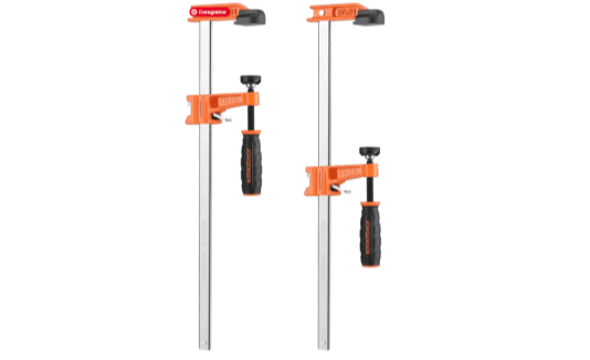 Jeu de 2 serre-joints métalliques à vis 60 mm pour travail du bois et bricolage