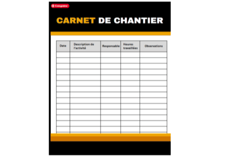 Bouwdagboek voor het bijhouden van voortgang, werkzaamheden en keuzes tijdens een bouwproject